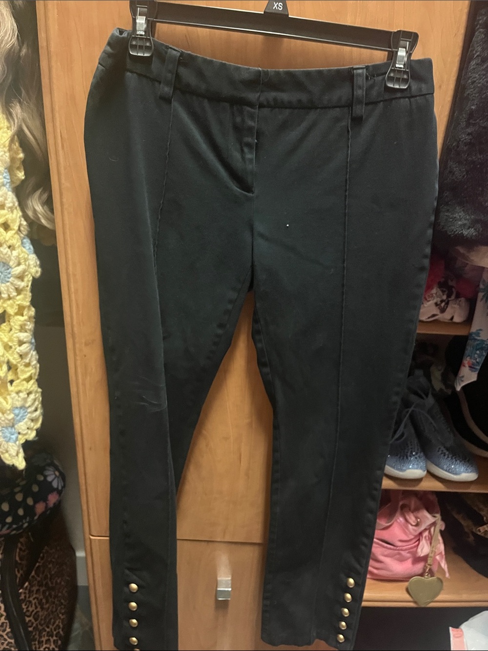 INC International Concepts Black Women's Tailored Pants